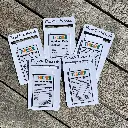 Set of 5 magnetic bookmarks