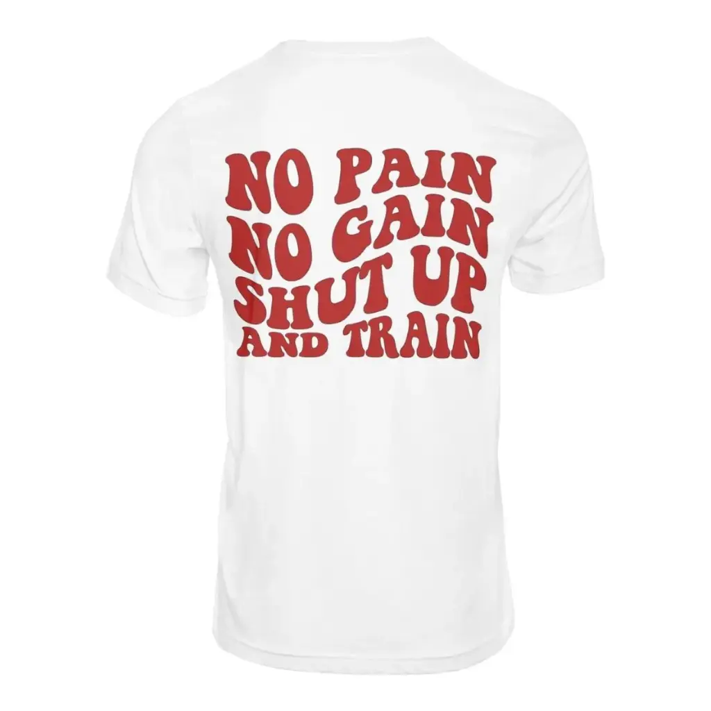 T-shirt 'No pain No gain" (Man, grey, xs)